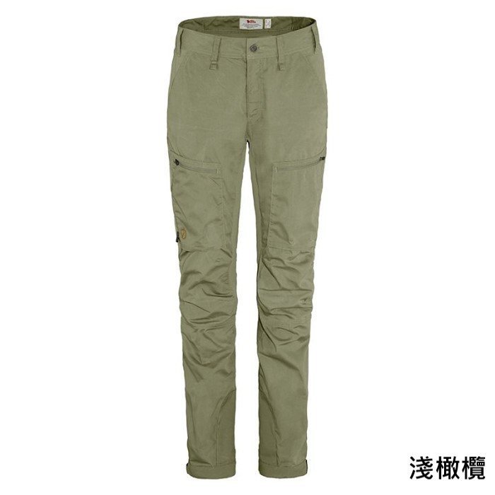 綠野山房》Fjallraven 短版 女 小狐狸 Abisko Lite 登山褲 G-1000 多口袋 89583S