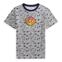 【RL男生館】【POLO Ralph Lauren滿版小熊短袖T恤】【RL003U9】青年版(L-XL)