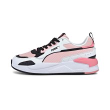 南◇2021 10月 PUMA X-Ray 2 Square 37412104 粉黑白 厚底 舒適 皮革 運動慢跑鞋