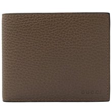 【茱麗葉精品】全新精品GUCCI 278596 經典LOGO壓印全牛皮多卡式中短夾.淺棕 預購無現貨