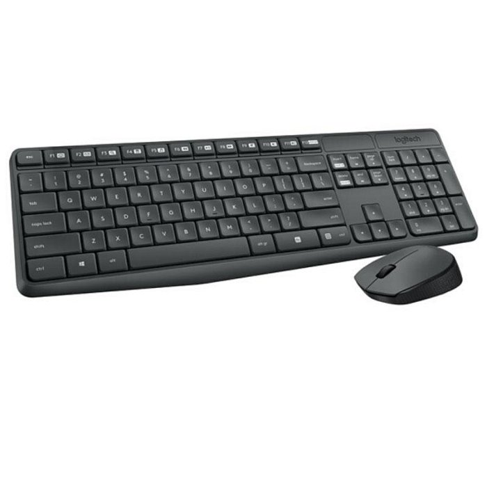 羅技MK235羅技無線鍵鼠套裝無線鍵盤鼠標無線鼠標羅技鍵盤套裝