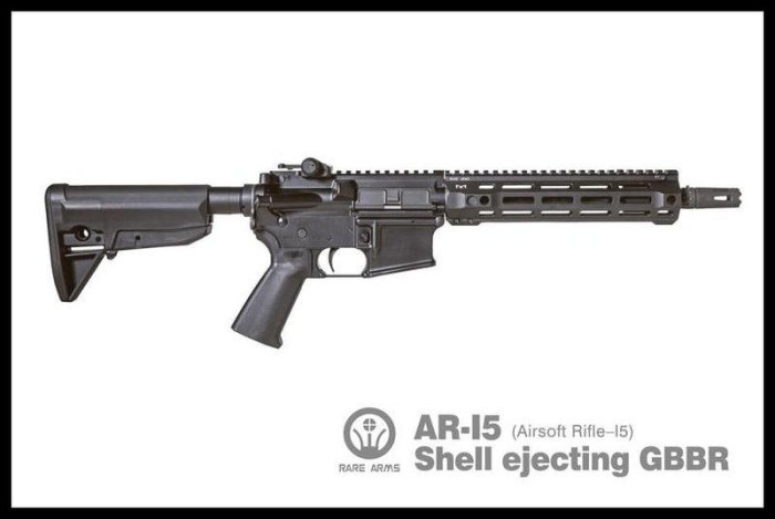 Speed千速(^_^)全新 II RARE ARMS AR-15 三代 拋殼 GBB 瓦斯步槍