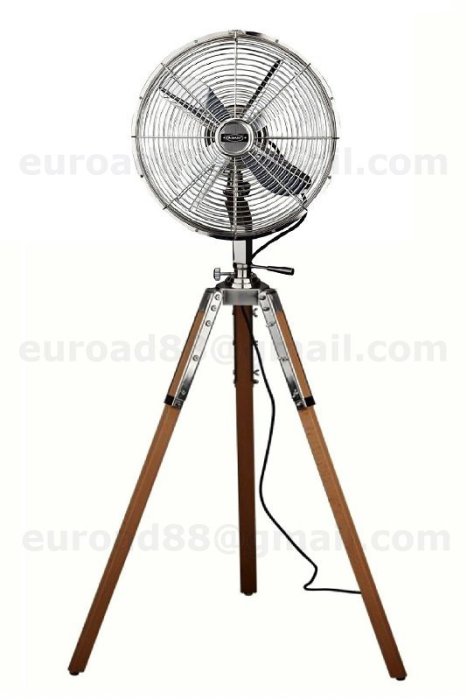 【台大復古家居】美國精品 原木三腳架 18吋 金屬機身 機械扇 Tripod Fan IMASU 工業風 Allaire