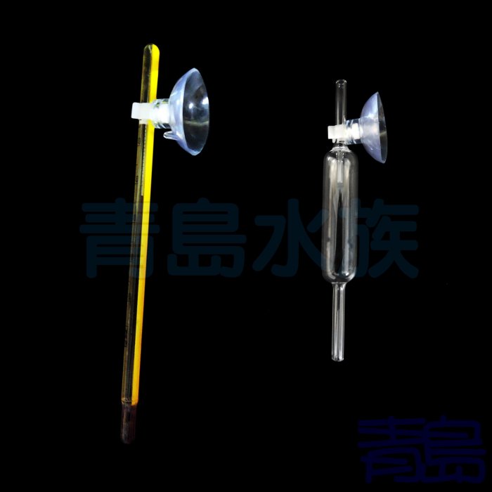Y。。青島水族。。KSX-30-05夾頭式吸盤-風管 2分RO管 細溫度計 玻璃/壓克力防折管 細化器==5mm*3顆