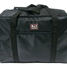 【菲歐娜】7729-(特價拍品)A & Z點點布紋四方形旅行袋可掛在旅行箱桿上(黑)