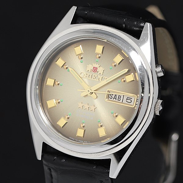 【精品廉售/手錶】Orient三星東方錶  21石自動上鍊機械男腕錶* EM6Q-CO CA*佳品*日本精品