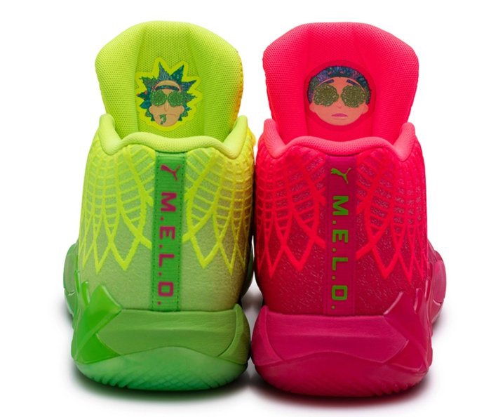 PUMA x RICK AND MORTY MB.01 LaMelo Ball 籃球鞋 376682_01。太陽選物社