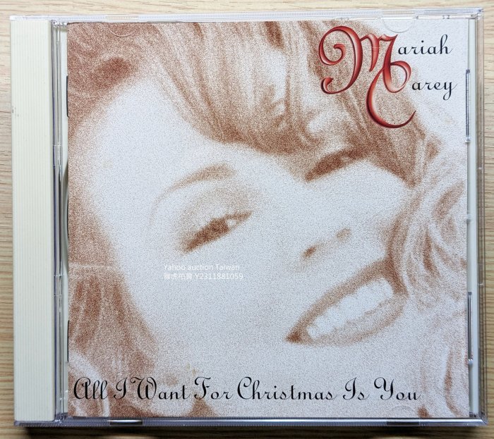 日版單曲CD！Mariah Carey瑪麗亞凱莉 All I Want For Christmas is You