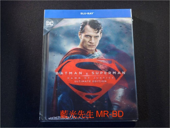 [藍光先生BD] 蝙蝠俠對超人：正義曙光 雙碟書本閃卡終極版 Batman v Superman