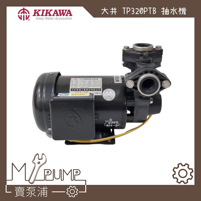 【MY.PUMP 賣泵浦】大井 TP-320PTB 1/2HP 抗菌 環保 抽水機 抽水馬達 抽水泵浦 320PT