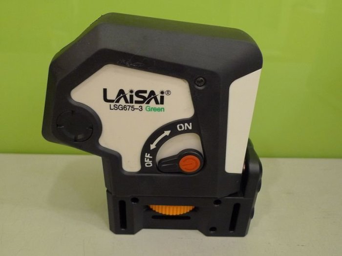 ☆捷成儀器☆LAISAI LSG675-3 綠光3點雷射 三點式綠光激光雷射水平儀//雷射墨線儀 比PLS3更亮　