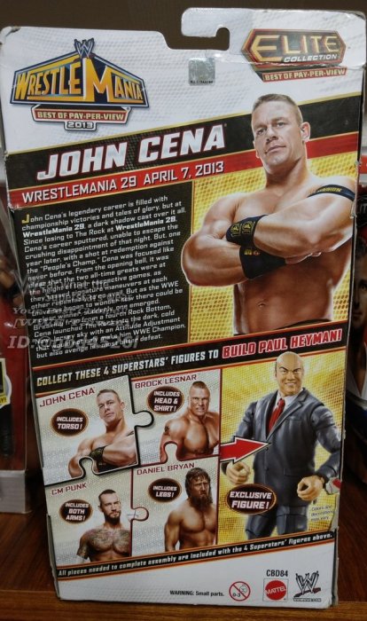 [美國瘋潮]正版WWE John Cena Best of PPV 2013 Elite Figure摔角狂熱精華版人偶