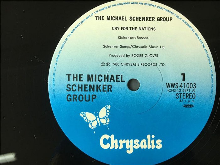 黑膠唱片The Michael Schenker Group-Cry For The Nations J版黑膠LP V