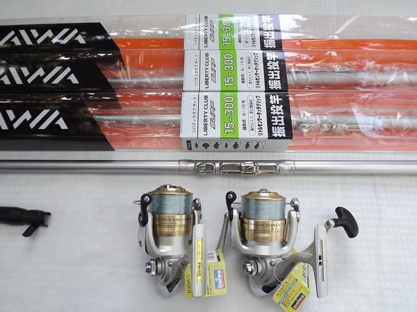 全新 DAIWA LIBERTY CLUB SURF T15號270遠投竿搭配DAIWA捲線器 另有300