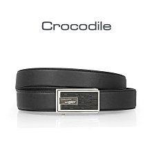 【寧寧精品*台中皮帶皮夾皮包包包30年店】Crocodile 鱷魚專櫃品牌【真皮皮帶 可微調自動皮帶 現貨】858-2