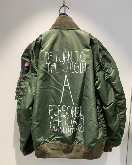 sacai UNDERCOVER 聯名MA-1 雙面穿飛行外套尺寸3 超限量全新品| Yahoo