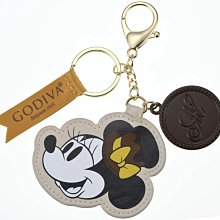 ArielWish日本GODIVA x DISNEY米妮迪士尼版2023情人節禮物鑰匙圈吊飾品包包掛飾品-最後一個絕版品