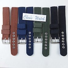 錶帶屋 16mm 直身尼龍錶帶帆布錶帶帆布帶代用ORIS Casio CK 漢米頓 SEIKO