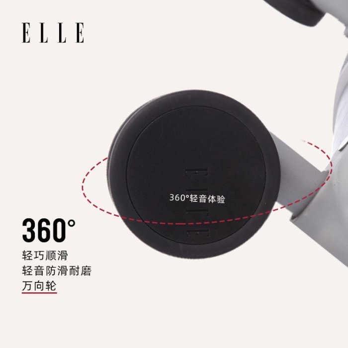 ELLE拉鏈箱萬向輪旅行箱女20寸密碼登機箱24寸學生鋁框拉桿箱現貨 正品 促銷