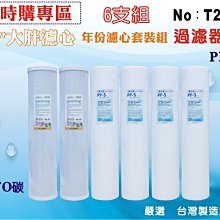 【龍門淨水】20英吋大胖套裝組濾心.水族館.淨水器.濾水器.軟水器.魚缸濾水.RO機.地下水.餐飲業(貨號T2146)