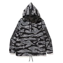 【日貨代購CITY】BAPE TIGER CAMO HALF ZIP SHIRT HOODIE 帽TEE 黑 虎紋 現貨