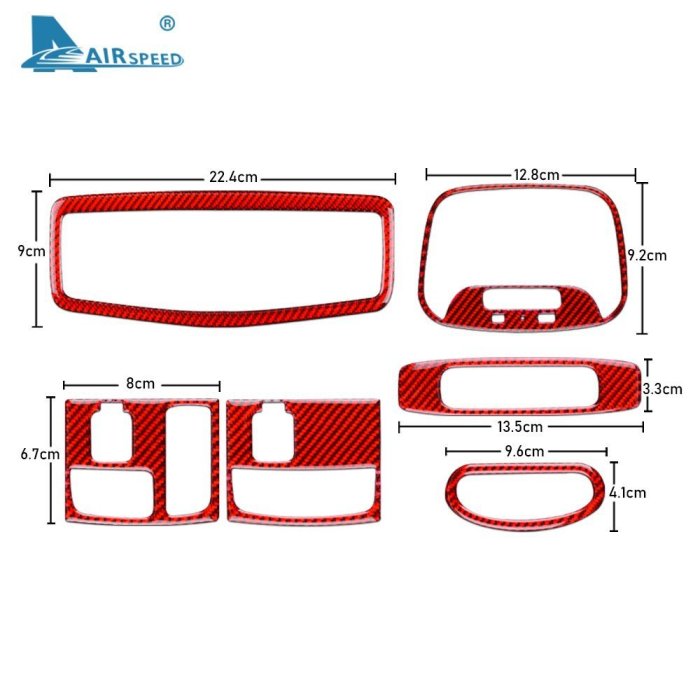 三菱 藍瑟 碳纖維 閱讀燈裝飾貼 Mitsubishi Lancer 2008-2015 專用 天窗把手按鈕 卡夢 內裝