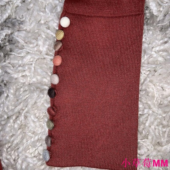 小草莓MMRobert Kitchen V-neck Sweater Sz S Cotton Nylon Long Slee