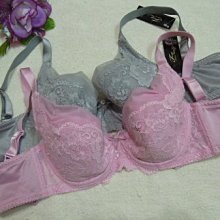 【奧黛莉】蕾絲繡花內衣【5081】~75C,80C~粉紅色,灰色