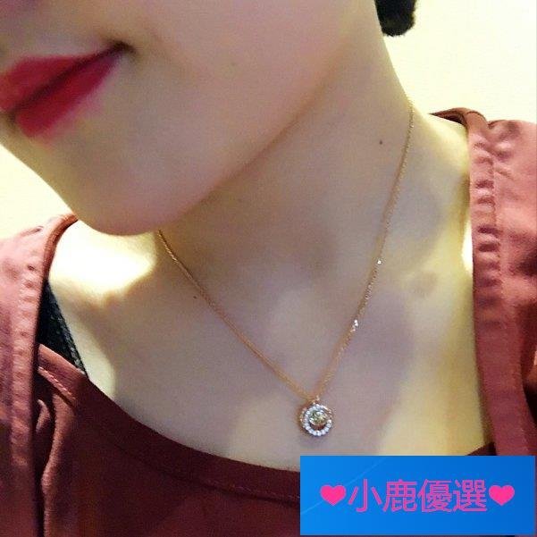 ❤小鹿優選❤Swarovski施華洛世奇17款百搭螺旋心形墜鏈女鎖骨水滴項鏈 5289025 5289028