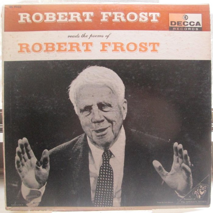 黑膠唱片(進口版 片況佳)~Robert Frost-Reads The Poems Of Robert Frost專輯