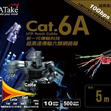 小白的生活工場*ATake Cat 6A 網路線-5M (AC6A-PH05)