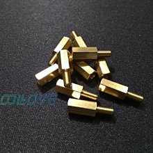 小白的生活工場*M3 內/外牙銅柱10mm [OR31610SR]1包10根