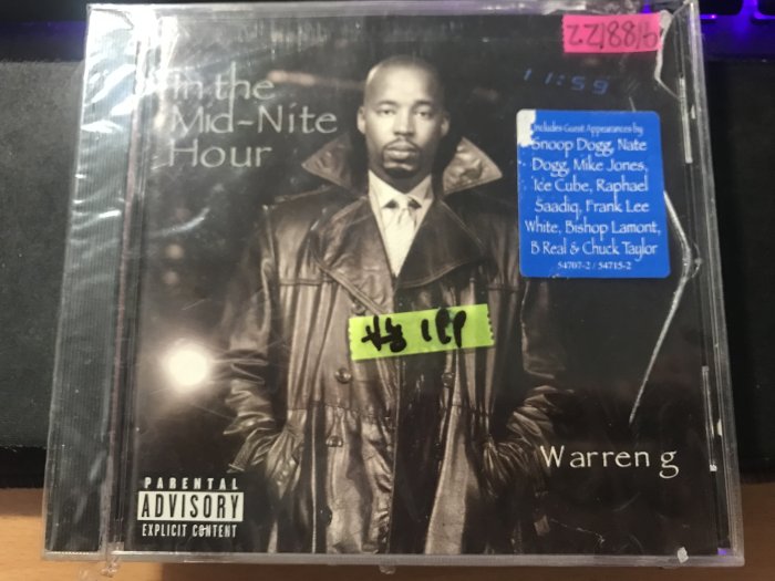 *還有唱片行三館*WARREN G / IN THE MID-NITE HOUR 全新 ZZ18816(殼破、競標)