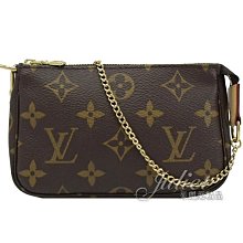 【茱麗葉精品】全新商品 LV M58009 Monagram 經典花紋迷你手提鍊包/萬用收納包 預購無現貨