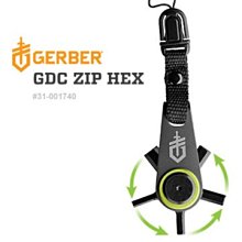 【ARMYGO】Gerber GDC Zip Hex 隨身攜帶六角螺絲起子工具組(# 31-001740)