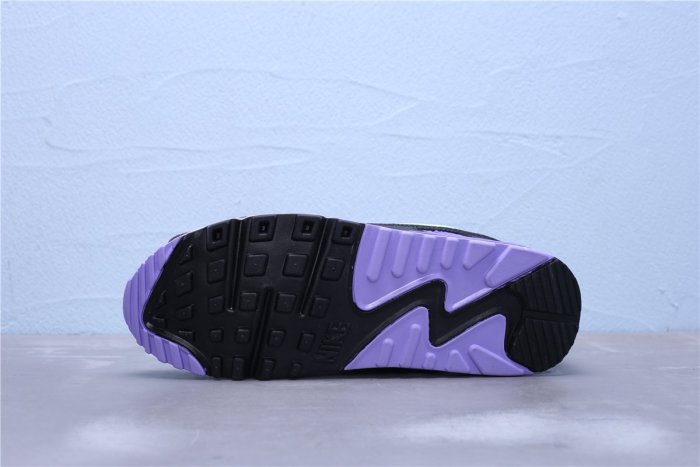 Nike Air Max 90 復古 氣墊 黑白紫 休閒運動鞋 女鞋 325213-142