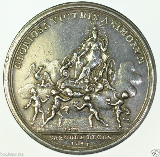 1745 奧地利 Austria Maria Theresia War of Succession Medal