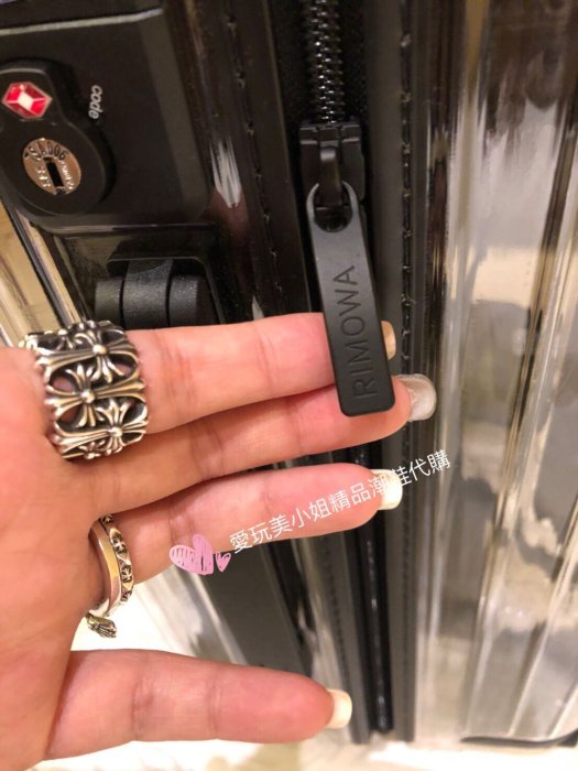 爆款限量 off  white *Rimowa  透明行李箱 還可背