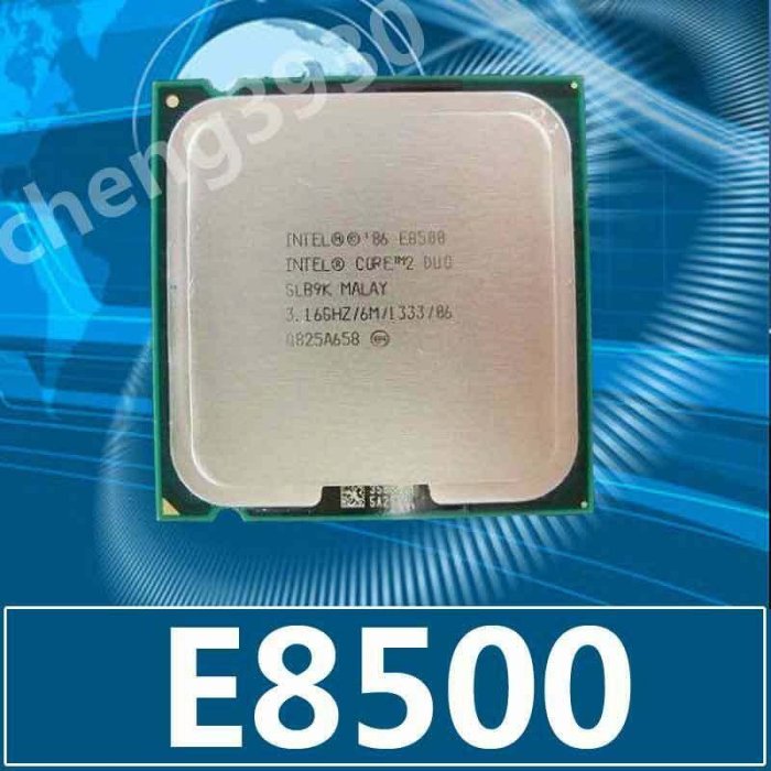 希希之家Cpu Intel Core 2 Duo E8200 E8300 E8400 E8500 E8600 插槽 LG