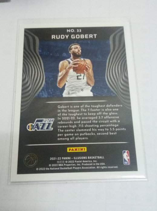 21-22 Panini Illusions - Bronze  #33 - Rudy Gobert