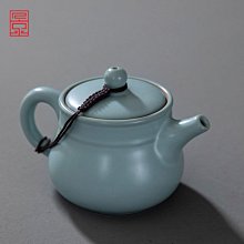 景安手工汝窯茶壺開片大號汝瓷可養單壺冰裂陶瓷功夫茶~特價