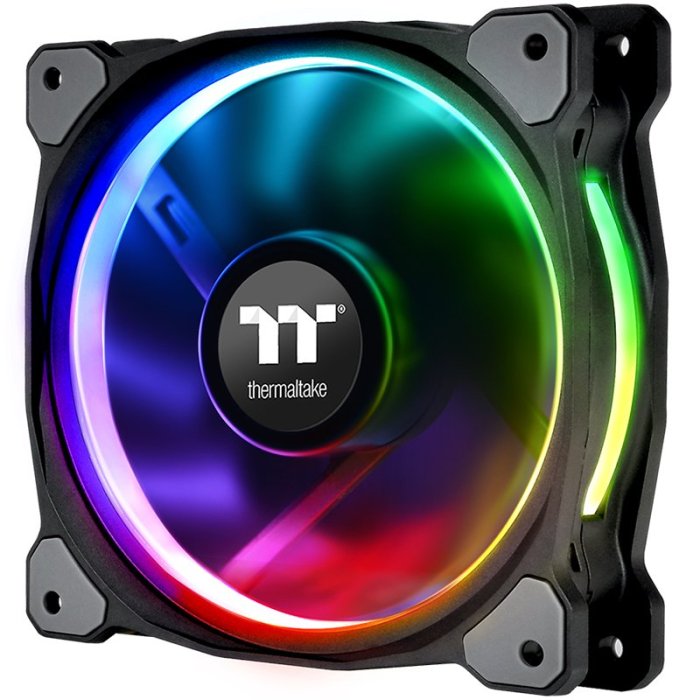 Tt Riing Plus RGB機箱TT風扇12/14/20cm水冷風扇CPU風扇音樂律動