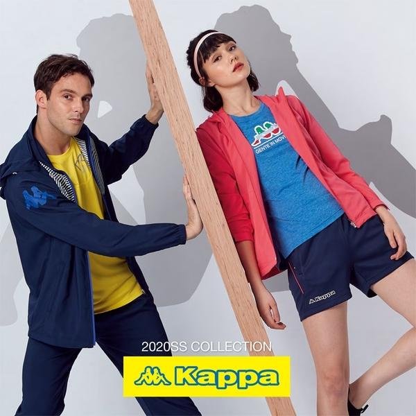 KAPPA義大利時尚中性單層風衣外套(可拆帽) 義大利藍 31199MWAB1