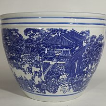 [銀九藝] 青花陶瓷 瓷器 景德鎮 清明上河圖 聚寶盆 水盆 魚缸 火盆 火缽 火爐 風爐 烘爐