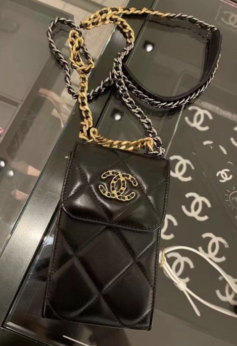 Chanel 香奈兒包 核桃金球手機包 黑 現貨