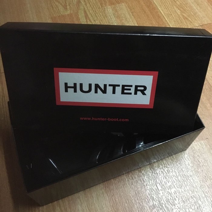 Hunter 黑色涼鞋 雨鞋