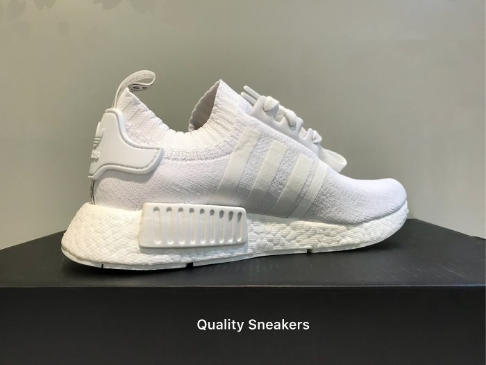 現貨 - Adidas NMD R1 PK Japan Pack 全白 日文 編織 BZ0221