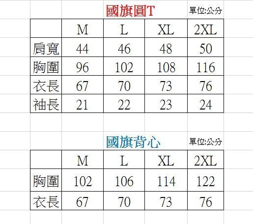 台灣精緻手工國旗T恤國旗衣國旗裝純棉圓領T恤國旗背心班服系服科服社服選舉競選集會