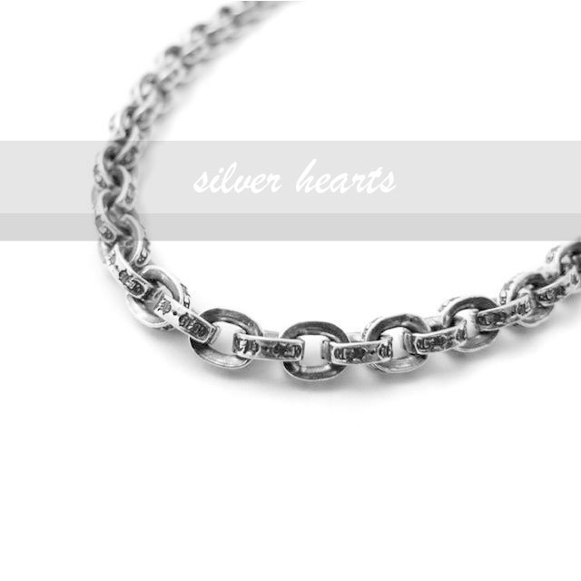 【SILVER HEARTS】Goro's Chrome Hearts克羅心Paper chain鎖鍊型50cm純銀項鍊