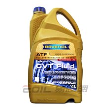 【易油網】RAVENOL CVT Fluid 4L 無段變速 全合成變速箱油 ATF SHELL MOBIL MOTUL